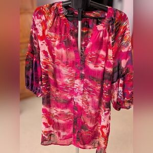 Peter Nyguard Chic Multicolor Women's Long Blouse